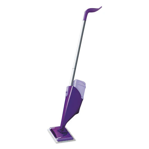 Wetjet Mop, 11 X 5 White Cloth Head, 46" Purple/silver Aluminum/plastic Handle, 2/carton - Image 3
