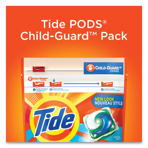 Pods, Laundry Detergent, Clean Breeze, 35/pack, 4 Pack/carton - Image 3