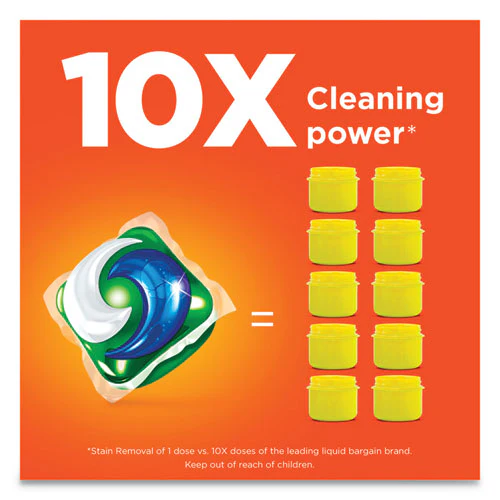 Pods, Laundry Detergent, Spring Meadow, 35/pack, 4 Packs/carton - Image 3
