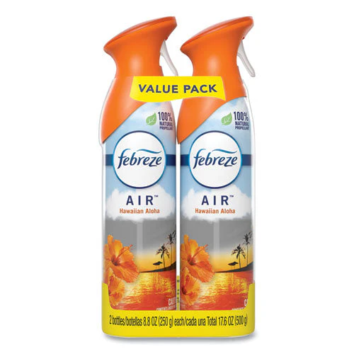 Air, Hawaiian Aloha, 8.8 Oz Aerosol Spray, 2/pack, 6 Packs/carton - Image 1