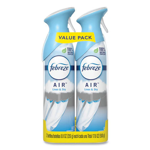 Air, Linen And Sky, 8.8 Oz Aerosol Spray, 2/pack, 6 Pack/carton - Image 1