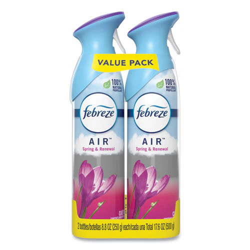 Air, Spring And Renewal, 8.8 Oz Aerosol Spray, 2/pack, 6 Pack/carton - Image 1