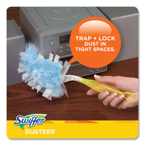 Dusters Refill, Fiber Bristle, Light Blue, 18/box - Image 2