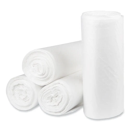 Eco Strong Plus Can Liners, 33 Gal, 13 Mic, 33 X 39, Natural, 250/carton - Image 1
