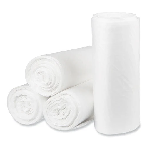 Eco Strong Plus Can Liners, 60 Gal, 16 Mic, 38 X 58, Natural, 200/carton - Image 1