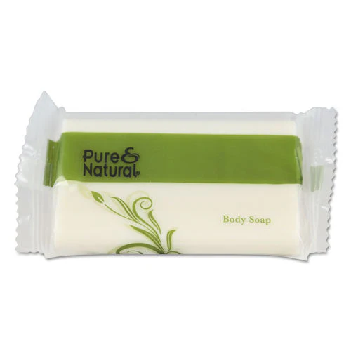 Body And Facial Soap, Fresh Scent, # 1 1/2 Flow Wrap Bar, 500/carton - Image 1