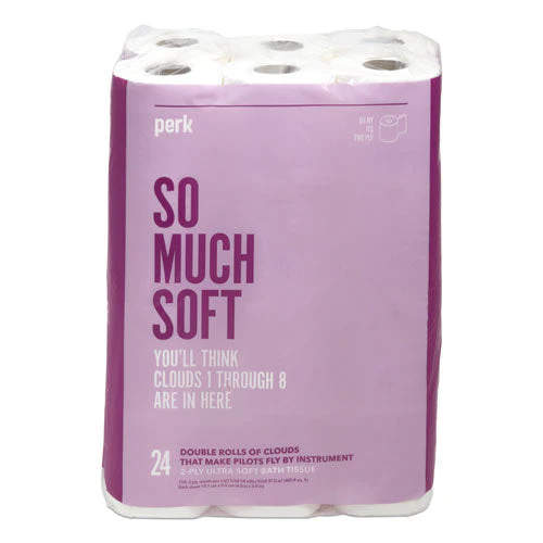 Ultra Soft 2-ply Standard Toilet Paper, Septic Safe, White, 154 Sheets/roll, 24 Rolls/pack - Image 2