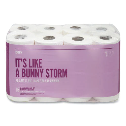 Ultra Soft 2-ply Standard Toilet Paper, Septic Safe, White, 154 Sheets/roll, 16 Rolls/pack - Image 1