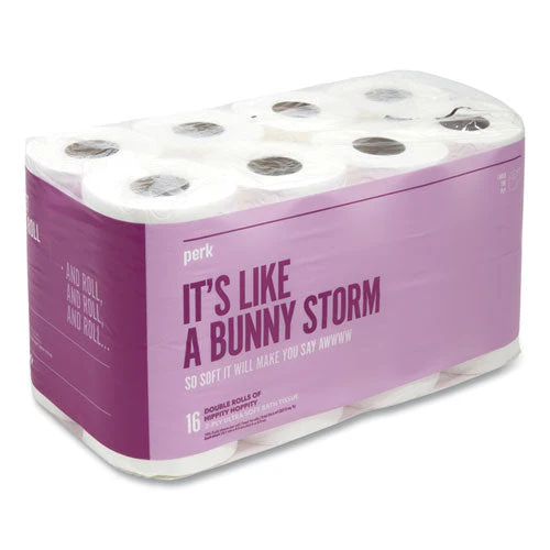Ultra Soft 2-ply Standard Toilet Paper, Septic Safe, White, 154 Sheets/roll, 16 Rolls/pack - Image 3