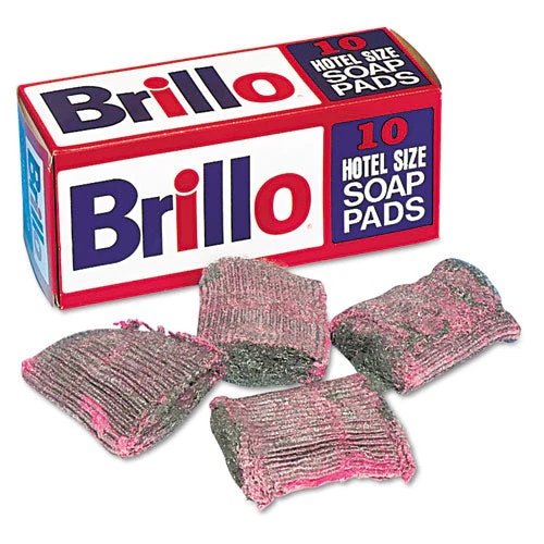 Hotel Size Soap Pad, 4 X 4, Charcoal/pink, 10/box - Image 1