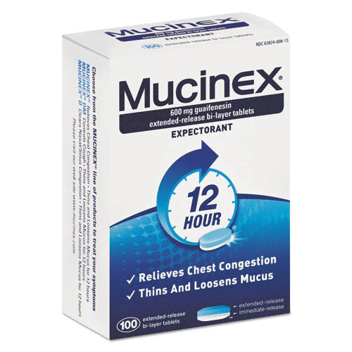 Expectorant Regular Strength, 100 Tablets/box, 12 Boxes/carton - Image 3