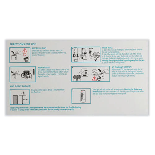 Pet Odor Neutralization Automatic Spray Starter Kit, 6 X 2.25 X 7.75, White/gray, 4/carton - Image 3