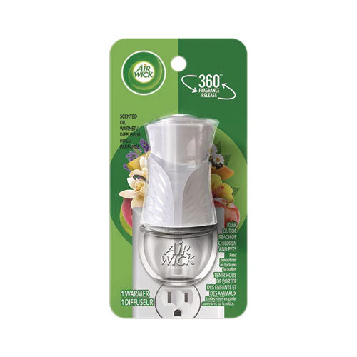 Scented Oil Warmer, 1.75" X 2.69" X 3.63", White/gray, 6/carton - Image 1