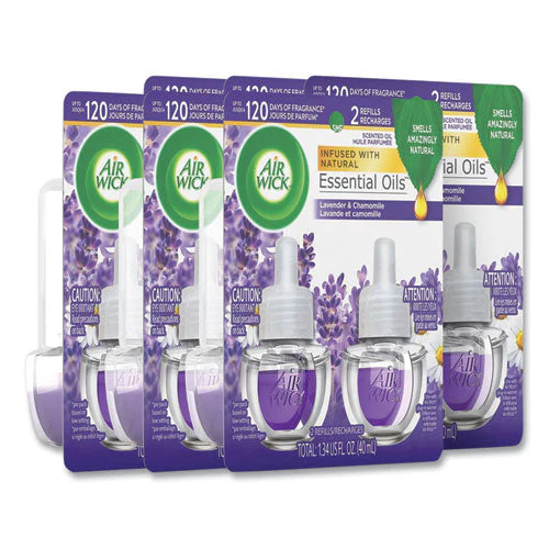 Scented Oil Refill, Lavender And Chamomile, 0.67 Oz, 2/pack, 6 Packs/carton - Image 1