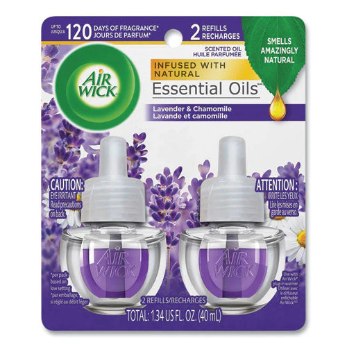 Scented Oil Refill, Lavender And Chamomile, 0.67 Oz, 2/pack, 6 Packs/carton - Image 2