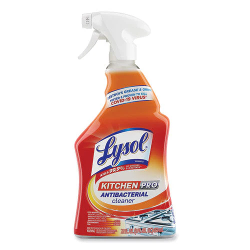 Kitchen Pro Antibacterial Cleaner, Citrus Scent, 22 Oz Spray Bottle - Image 1