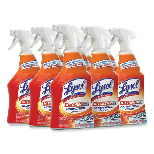 Kitchen Pro Antibacterial Cleaner, Citrus Scent, 22 Oz Spray Bottle - Image 2