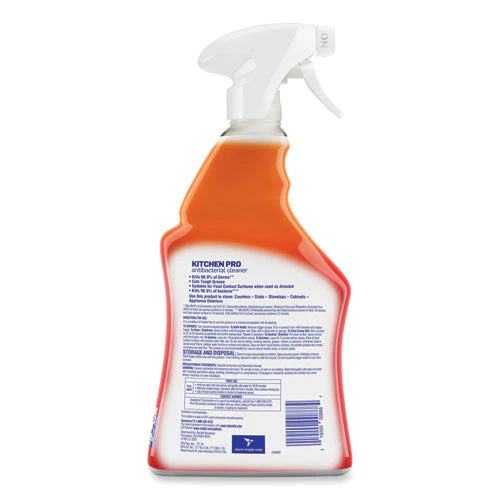 Kitchen Pro Antibacterial Cleaner, Citrus Scent, 22 Oz Spray Bottle, 9/carton - Image 2