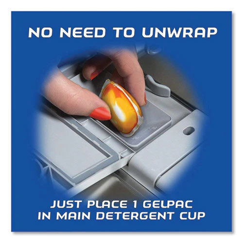 Dish Detergent Gelpacs, Orange Scent, Box Of 32 Gelpacs, 8 Boxes/carton - Image 3