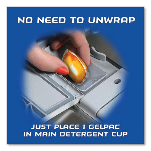 Dish Detergent Gelpacs, Orange Scent, 32/box - Image 2