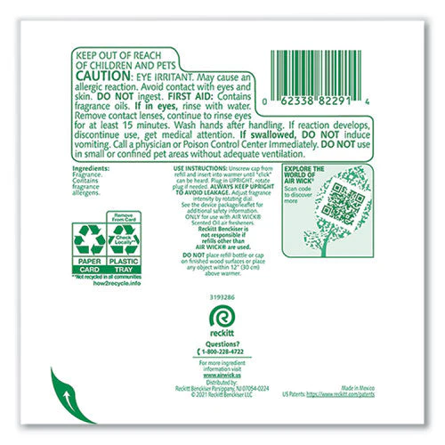 Scented Oil Refill, Fresh Linen, 0.67 Oz, 2/pack - Image 2