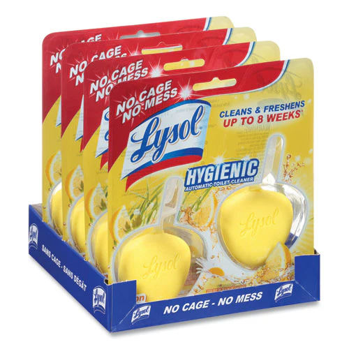 Hygienic Automatic Toilet Bowl Cleaner, Lemon Breeze, 2/pack - Image 3