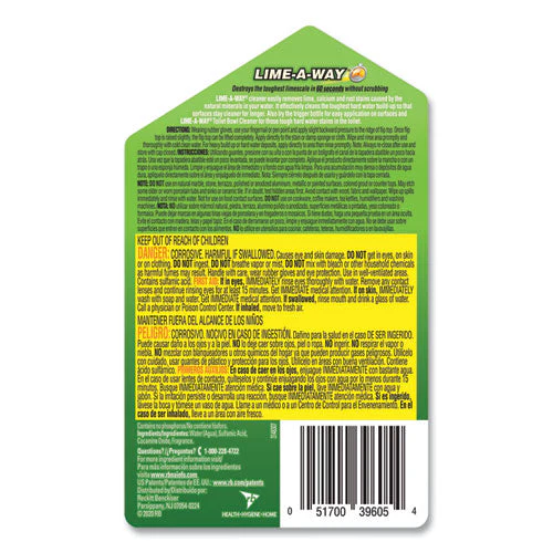 Lime, Calcium And Rust Remover, 28 Oz Bottle - Image 2