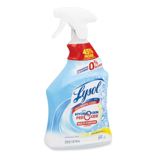 Multi-purpose Hydrogen Peroxide Cleaner, Citrus Sparkle Zest, 32 Oz Trigger Spray Bottle, 9/carton - Image 3