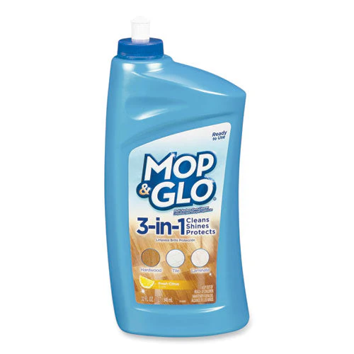 Triple Action Floor Cleaner, Fresh Citrus Scent, 32 Oz Bottle - Image 1