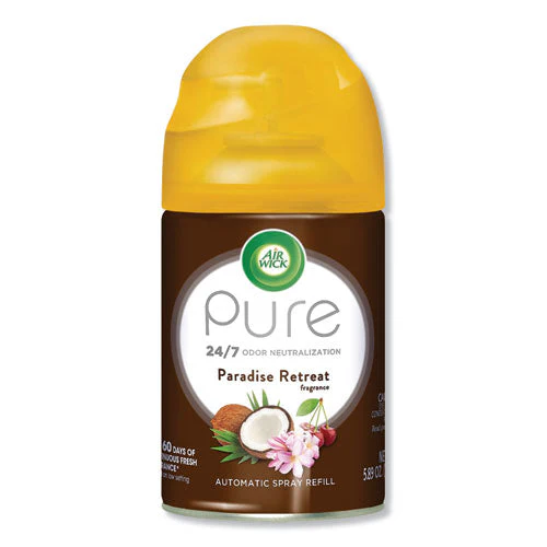 Freshmatic Life Scents Ultra Refill, Paradise Retreat, 5.89 Oz Aerosol Spray - Image 1