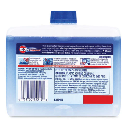 Dishwasher Cleaner, Fresh, 8.45 Oz Bottle, 6/carton - Image 3