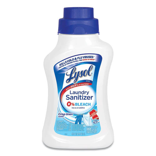 Laundry Sanitizer, Liquid, Crisp Linen, 41 Oz, 6/carton - Image 1