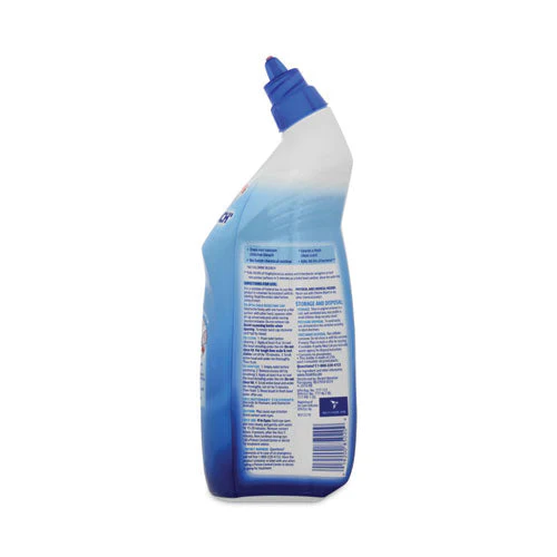 Toilet Bowl Cleaner With Hydrogen Peroxide, Ocean Fresh, 24 Oz Angle Neck Bottle, 2/pack, 4 Packs/carton - Image 2