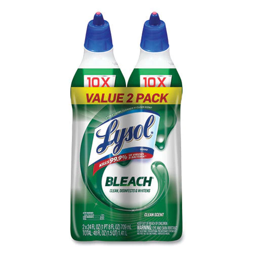 Disinfectant Toilet Bowl Cleaner With Bleach, 24 Oz, 8/carton - Image 1