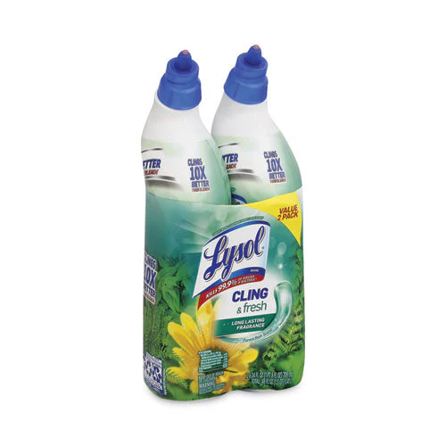 Cling And Fresh Toilet Bowl Cleaner, Forest Rain Scent, 24 Oz, 2/pack - Image 2