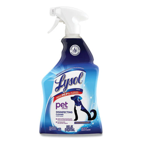 Pet Solutions Disinfecting Cleaner, Citrus Blossom, 32 Oz Trigger Bottle, 9/carton - Image 1