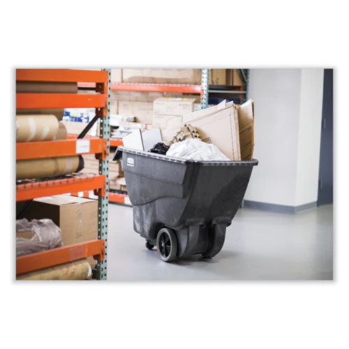 Structural Foam Tilt Truck, 151 Gal, 600 Lb Capacity, Plastic, Black - Image 3