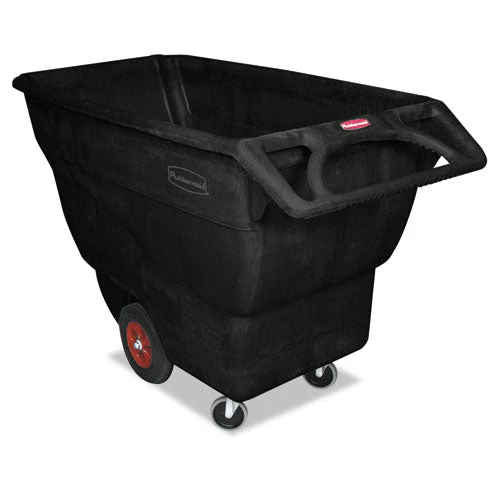 Structural Foam Tilt Truck, 151 Gal, 1,000 Lb Capacity, Plastic, Black - Image 1