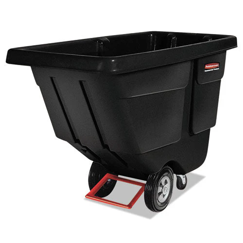 Rotomolded Tilt Truck, 202 Gal, 450 Lb Capacity, Plastic, Black - Image 1