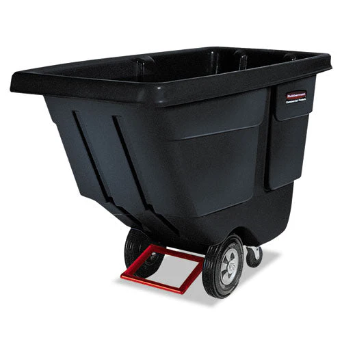 Rotomolded Tilt Truck, 202 Gal, 850 Lb Capacity, Plastic, Black - Image 1