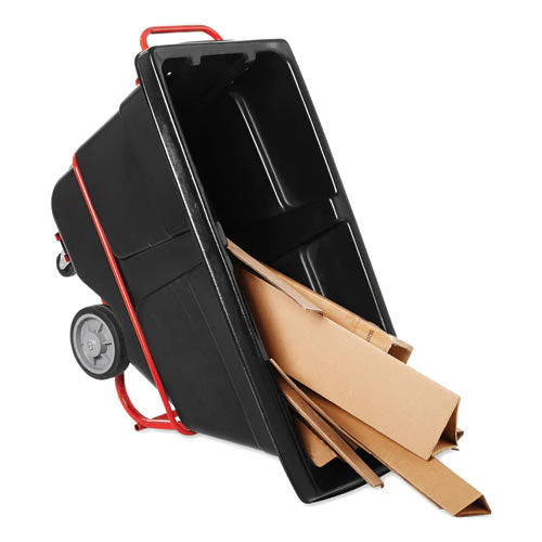 Rotomolded Tilt Truck, 202 Gal, 1,250 Lb Capacity, Plastic, Black - Image 3