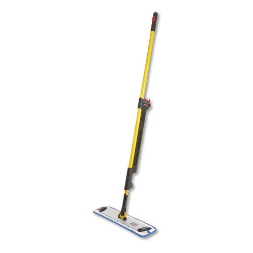 Pulse Microfiber Spray Mop System, 17" Wide Microfiber Head, 52" Yellow Plastic Handle - Image 1