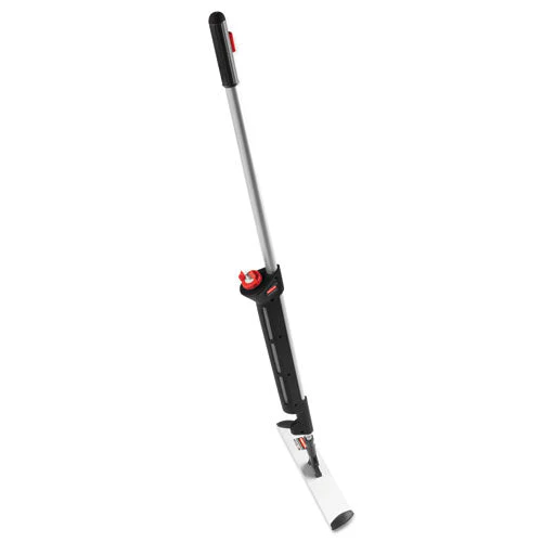 Pulse Microfiber Spray Mop System, 17" Wide Microfiber Head, 52" Black Plastic Handle - Image 1
