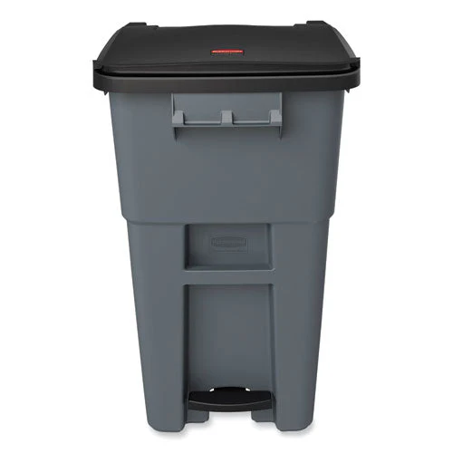 Brute Step-on Rollouts, 50 Gal, Metal/plastic, Gray - Image 2