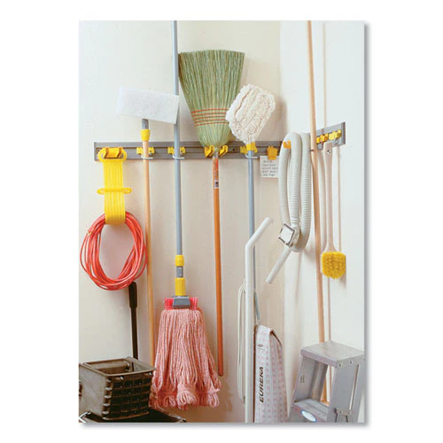 Closet Organizer/tool Holder, 34w X 3.25d X 4.25h, Gray - Image 2