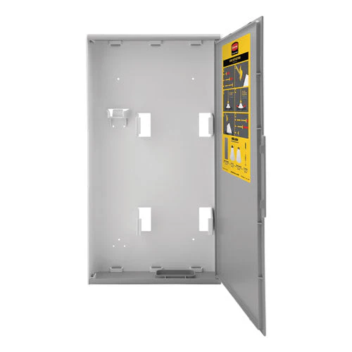 Spill Mop Storage Cabinet, 15w X 6d X 27.5h, Gray - Image 1