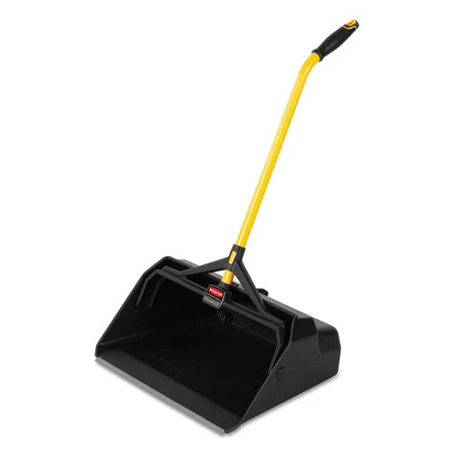 Maximizer Heavy-duty Stand Up Debris Pan, 20.44w X 29h, Plastic, Yellow/black - Image 1