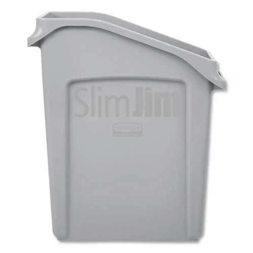 Slim Jim Under-counter Container, 13 Gal, Polyethylene, Gray - Image 2