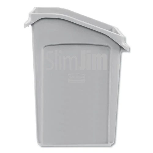 Slim Jim Under-counter Container, 23 Gal, Polyethylene, Gray - Image 2