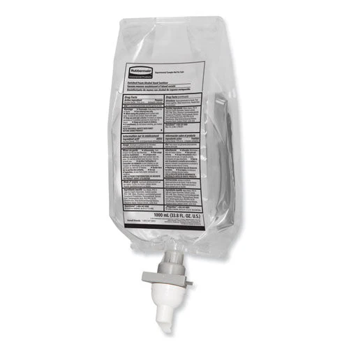 Autofoam Refill With Alcohol Foam Hand Sanitizer, Clear, 1,000 Ml, Fragrance-free, 4/carton - Image 1